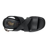 SANDALIAS FLEXI MUJER 128404 PIEL NEGRO