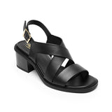 SANDALIAS FLEXI MUJER 128404 PIEL NEGRO