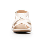 SANDALIAS DAMA FLEXI 128309 PIEL BLANCO