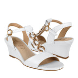 SANDALIAS DAMA FLEXI 128304 PIEL BLANCO