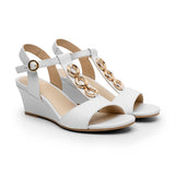 SANDALIAS DAMA FLEXI 128304 PIEL BLANCO