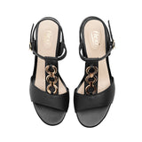 SANDALIAS DAMA FLEXI 128304 PIEL NEGRO