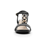 SANDALIAS DAMA FLEXI 128304 PIEL NEGRO