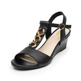 SANDALIAS DAMA FLEXI 128304 PIEL NEGRO