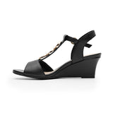 SANDALIAS DAMA FLEXI 128304 PIEL NEGRO