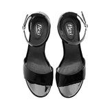 SANDALIAS FLEXI MUJER 128301 CHAROL NEGRO