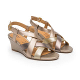 SANDALIAS FLEXI MUJER 128309 PIEL ORO