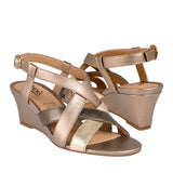 SANDALIAS FLEXI MUJER 128309 PIEL ORO