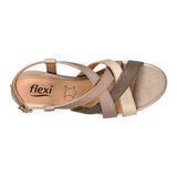 SANDALIAS FLEXI MUJER 128309 PIEL ORO