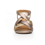 SANDALIAS FLEXI MUJER 128309 PIEL ORO