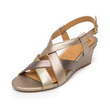 SANDALIAS FLEXI MUJER 128309 PIEL ORO