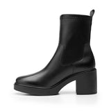BOTINES FLEXI MUJER 130302 PIEL NEGRO