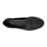 MOCASINES FLEXI MUJER 140601 PIEL NEGRO