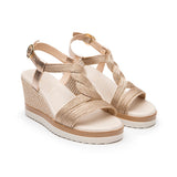 SANDALIAS FLEXI MUJER 139901 PIEL ORO ROSADO