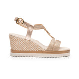 SANDALIAS FLEXI MUJER 139901 PIEL ORO ROSADO