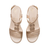SANDALIAS FLEXI MUJER 139901 PIEL ORO ROSADO