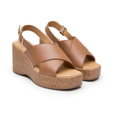SANDALIAS FLEXI MUJER 139201 PIEL CAFÉ