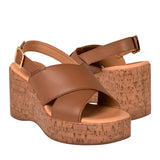 SANDALIAS FLEXI MUJER 139201 PIEL CAFÉ