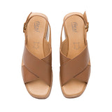 SANDALIAS FLEXI MUJER 139201 PIEL CAFÉ