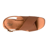 SANDALIAS FLEXI MUJER 139201 PIEL CAFÉ