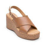SANDALIAS FLEXI MUJER 139201 PIEL CAFÉ
