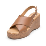 SANDALIAS FLEXI MUJER 139201 PIEL CAFÉ