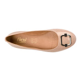 ZAPATOS FLEXI MUJER 130803 CHAROL BEIGE