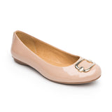 ZAPATOS FLEXI MUJER 130803 CHAROL BEIGE