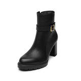 BOTINES FLEXI MUJER 137108 PIEL NEGRO