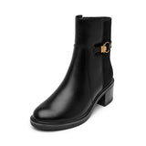 BOTINES FLEXI MUJER 137701 PIEL NEGRO