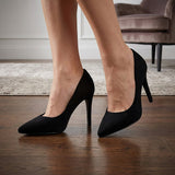 TACONES DAMA PERUGIA 10673 SUEDE NEGRO