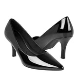 TACONES PERUGIA MUJER 76200 CHAROL NEGRO