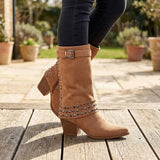 BOTAS PERUGIA MUJER 19051-172 SUEDE CAFÉ