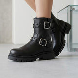 BOTAS PERUGIA MUJER 2412102 SIMIPIEL NEGRO