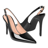 TACONES PERUGIA MUJER  H629718-20-1 CHAROL NEGRO