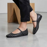 ZAPATOS CASUALES PERUGIA MUJER 24104-01A SIMIPIEL NEGRO