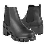 BOTINES CASUALES DAMA STYLO 16003 SIMIPIEL NEGRO