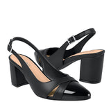 TACONES DAMA STYLO 23711 SIMIPIEL NEGRO