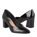 TACONES DAMA STYLO 16201 CHAROL NEGRO