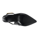 TACONES DAMA STYLO 14241 CHAROL NEGRO