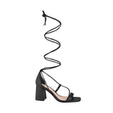 SANDALIAS DAMA STYLO 24316003SIMIPIEL NEGRO