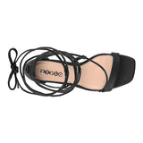 SANDALIAS DAMA STYLO 24316003SIMIPIEL NEGRO