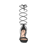 SANDALIAS DAMA STYLO 24316003SIMIPIEL NEGRO