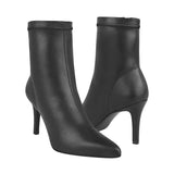 BOTINES DAMA STYLO 26502 SIMIPIEL NEGRO