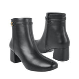 BOTINES STYLO MUJER 260012 SIMIPIEL NEGRO