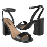 SANDALIAS DAMA STYLO 22701001 CHAROL NEGRO