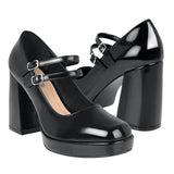 ZAPATOS DAMA STYLO 29217 CHAROL NEGRO