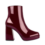 BOTINES STYLO MUJER 25506 CHAROL VINO