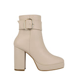 BOTINES DAMA STYLO 10505 SIMIPIEL NEGRO