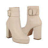 BOTINES DAMA STYLO 10505 SIMIPIEL NEGRO